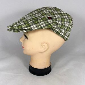 Woolrich Driving cap Flat Hat cotton Plaid NWT